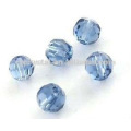 Flat round crystal glass beads,wholesale round glass beads